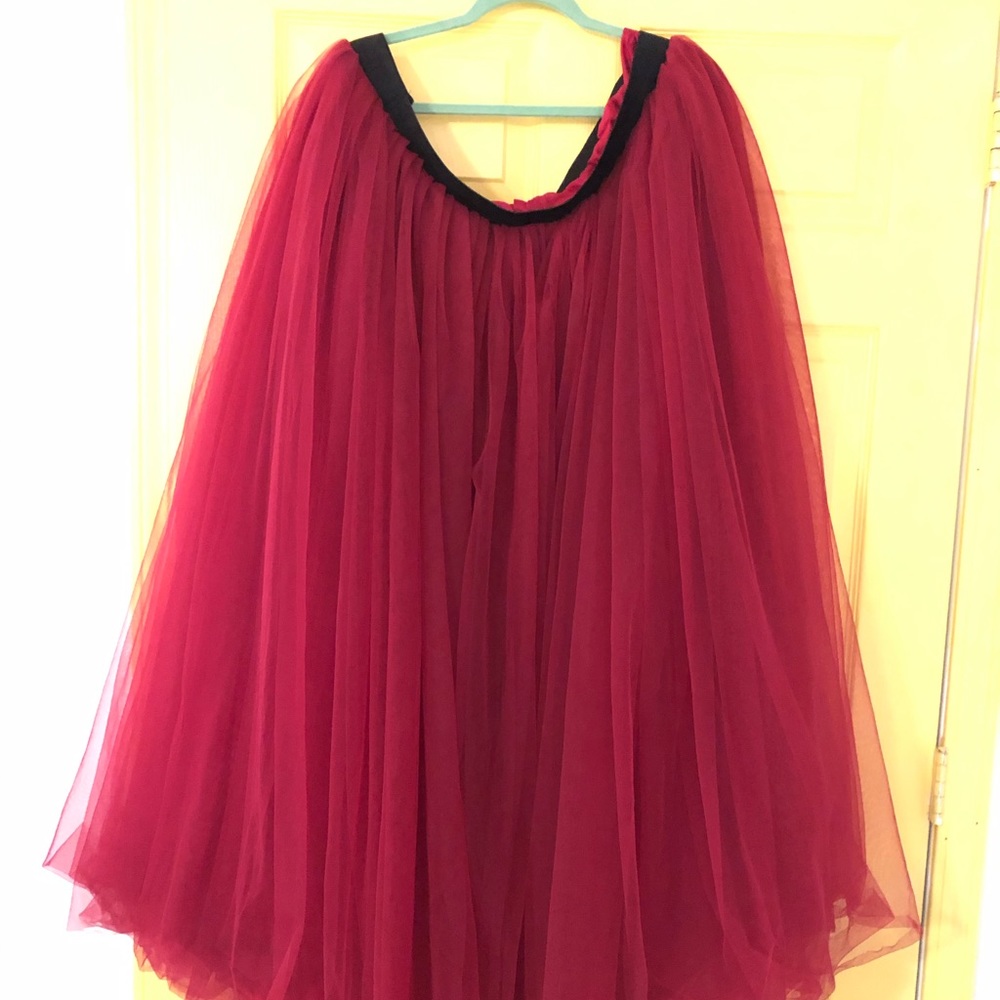 SOCIETY+ Formal Tulle Maxi/Prom Skirt